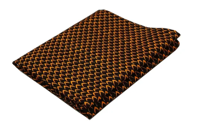Коричневый дизайн Анкара Африканский воск печать ткань воск Африканский вощеная ткань с Африканским узором настоящий голландский воск A1108