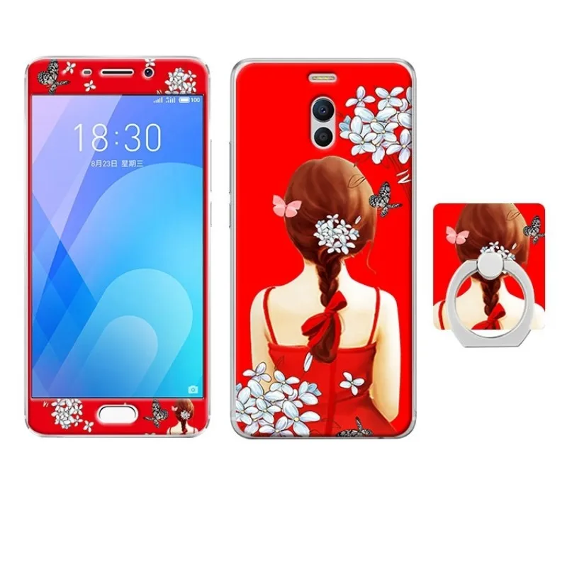 Meizu M6 note case cover glass screen protector  (20)