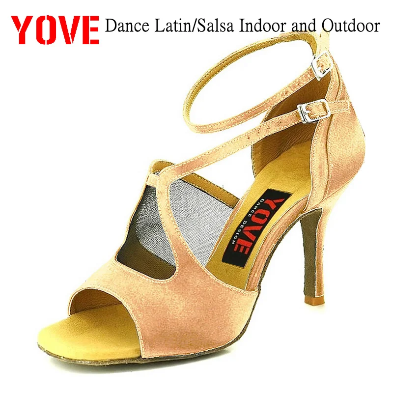 

YOVE Style w134-7 Dance shoes Bachata/Salsa Indoor and Outdoor Women's Dance Shoes