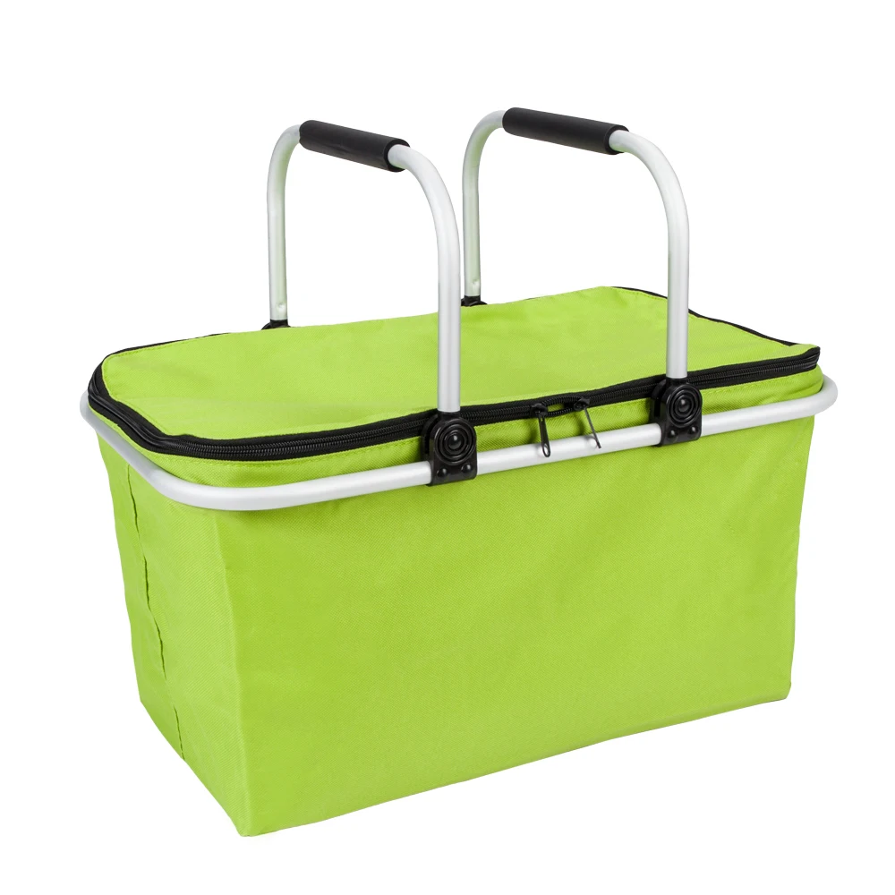 Outing Travel Portable Picnic Basket Heat Preservation Foldable Cesta