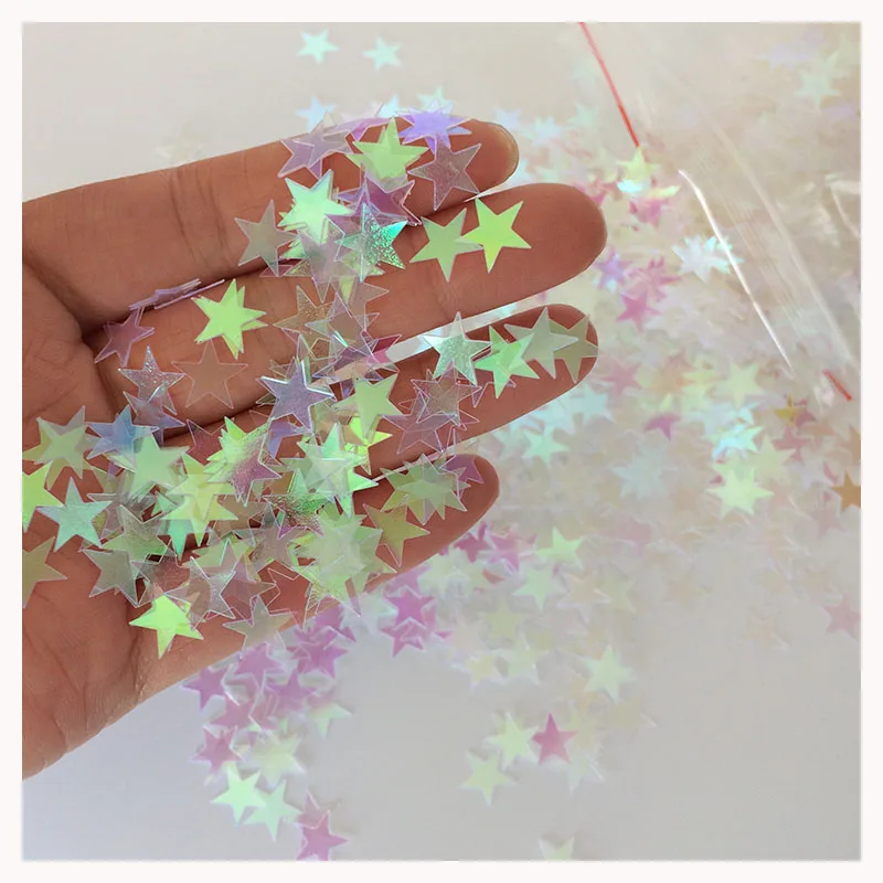 Iridescent Star Table Confetti 