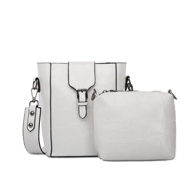 

Women Bag 2Pcs/Set Top-Handle Big Capacity Female PU Handbag Girls School Shoulder Books Packs Ladies Crossbody Bag Bolsa Mujer
