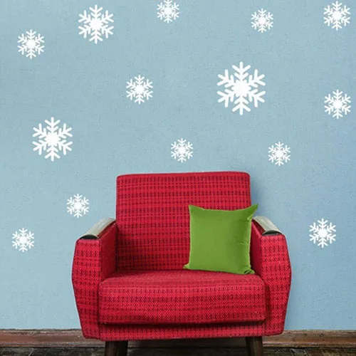 14 Pieces Wall Sticker White Frozen Snowflakes Vinyl Art Decal Christmas Window Sticker DIY Home Wall Shop Window Decor YO-102 14 Pieces Wall Sticker White Frozen Snowflakes Vinyl Art Decal Christmas Window Sticker DIY Home Wall Shop Window Decor YO-102