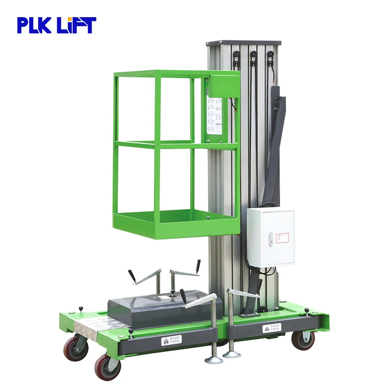

6-10m Single Mast Aluminium Aerial Work Platform with CE ISO