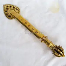 Тибетский латунный буддийский буддистский мудор злой Phurpa капалы жезл-талисман