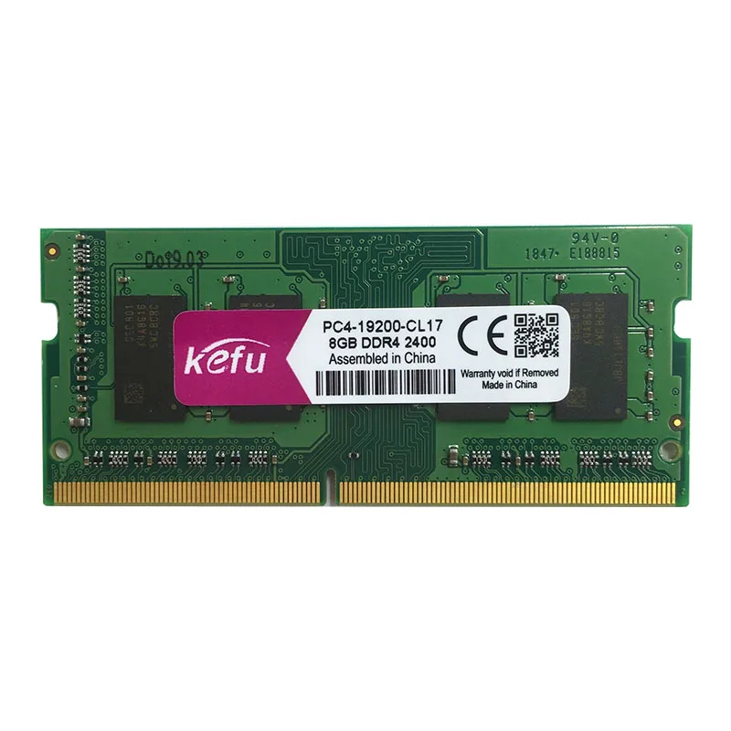 Kefu DDR4 памяти DDR4 4 ГБ 8 ГБ оперативной памяти, 16 Гб встроенной памяти, ГБ 4 ГБ 8 ГБ 16 г 2400 МГц Memoria sodimm ОЗУ DDR 4 2400 МГц; Совместим ноутбук и мини-ПК