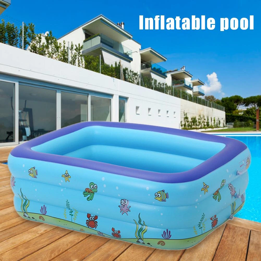 plastic blow up pool