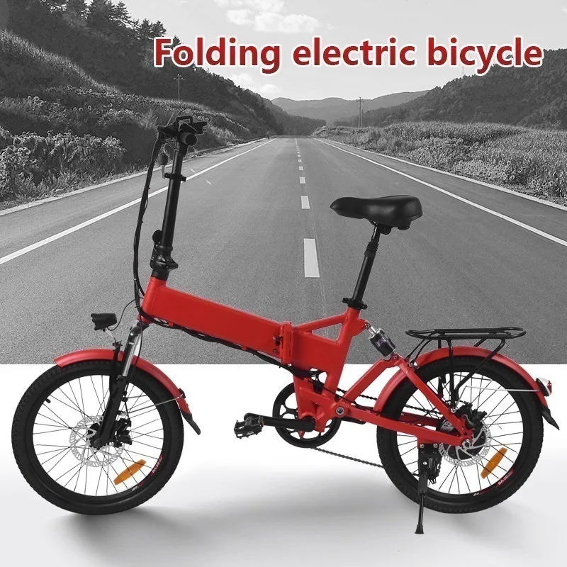 Clearance MEIYATU adult mini folding Bicycle 20" Electric Power motor bike smart portable With pedal ebike LOVELION for bikes 4