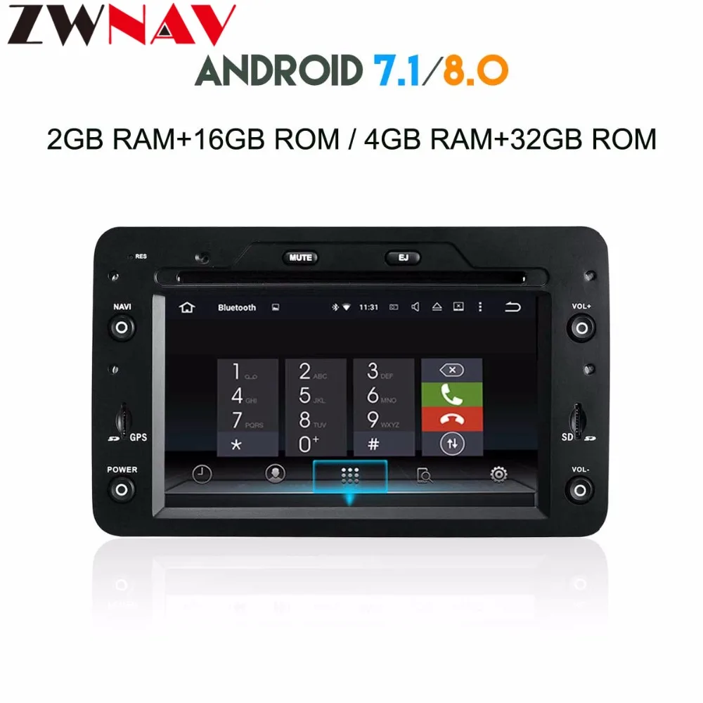 Discount Octa core Android 8.0 Car DVD PLAYER For Alfa Romeo Spider Alfa Romeo 159 Brera 159 Sportwagon GPS navigation radio autostereo 2