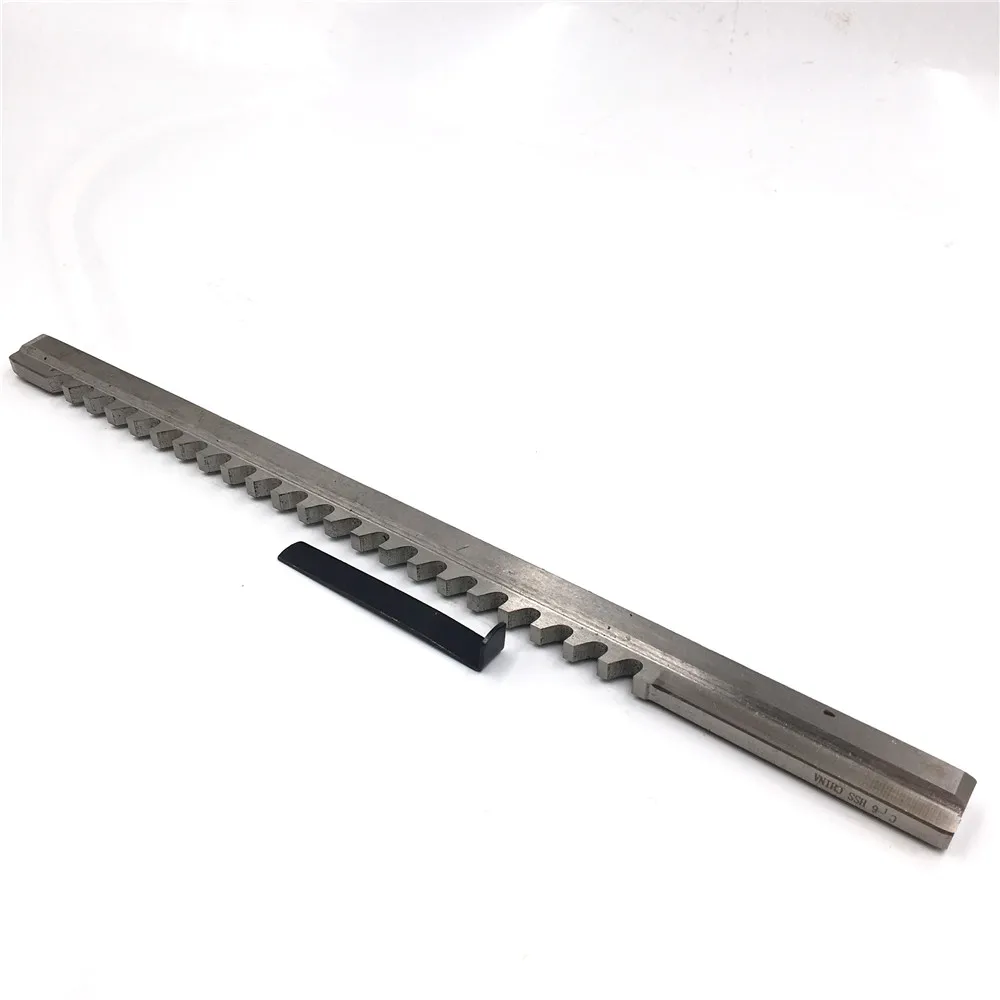 6mm C Push-Type Keyway Broach With Shim Metric Size High Speed Steel For CNC Cutting Metalworking Tool keyway broach tools