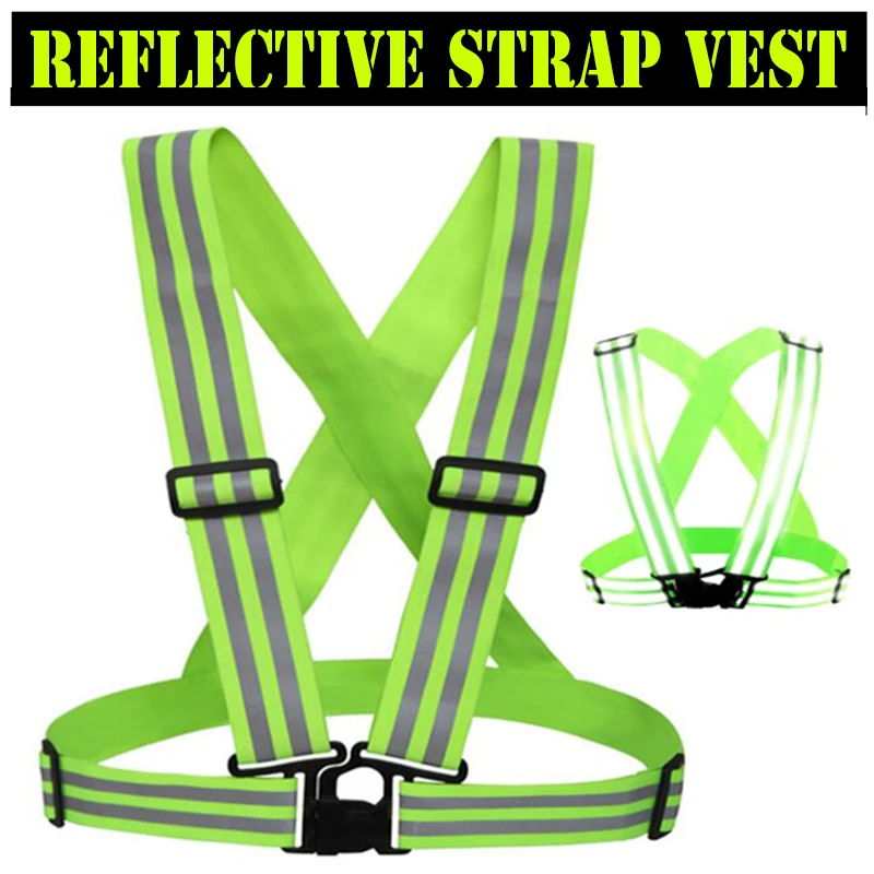 SPARDWEAR Elastic Reflective Strap Vest Waistcoat Belt for Outdoor