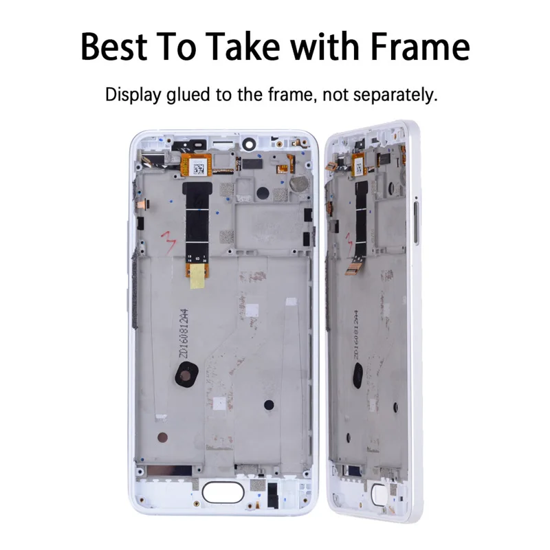 Pаспродажа Дисплей для Meizu U20 LCD в сборе с тачскрином на рамке Оригинал 5.5 черный белый