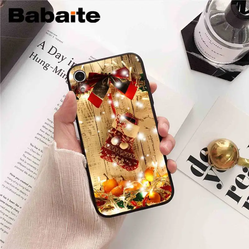 Babaite Рождество праздник елка год клиент чехол для телефона для iPhone 8 7 6 6S Plus X XS MAX 5 5S SE XR 10 11 11pro 11promax