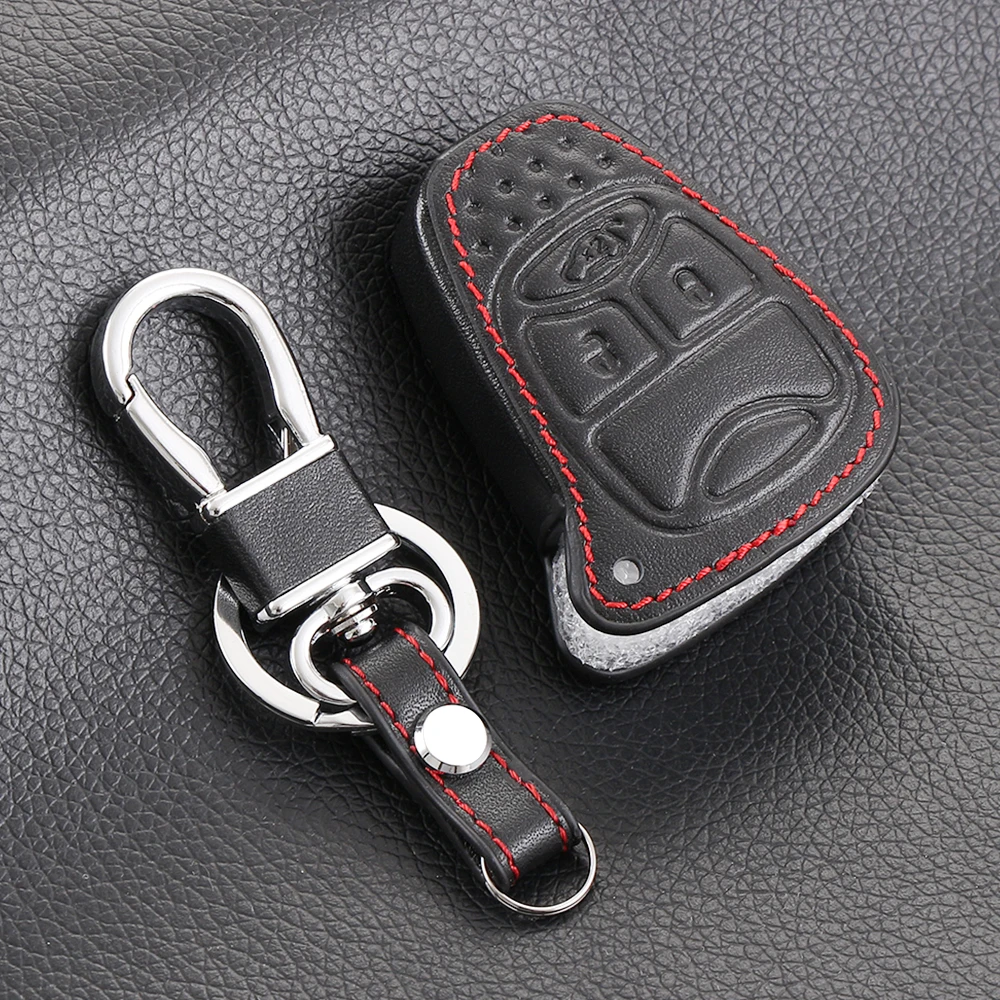 

VCiiCCar Keychain leather car key covers case stickers for jeep wrangler grand cherokee compass patriot car parts accessories
