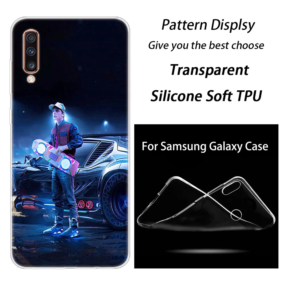 Back to the Future мягкий чехол для samsung Galaxy A90 A80 A70 A60 A50 A40 A30 A10 A20E A2CORE A9 A7 A8 A6 плюс A5 крышка