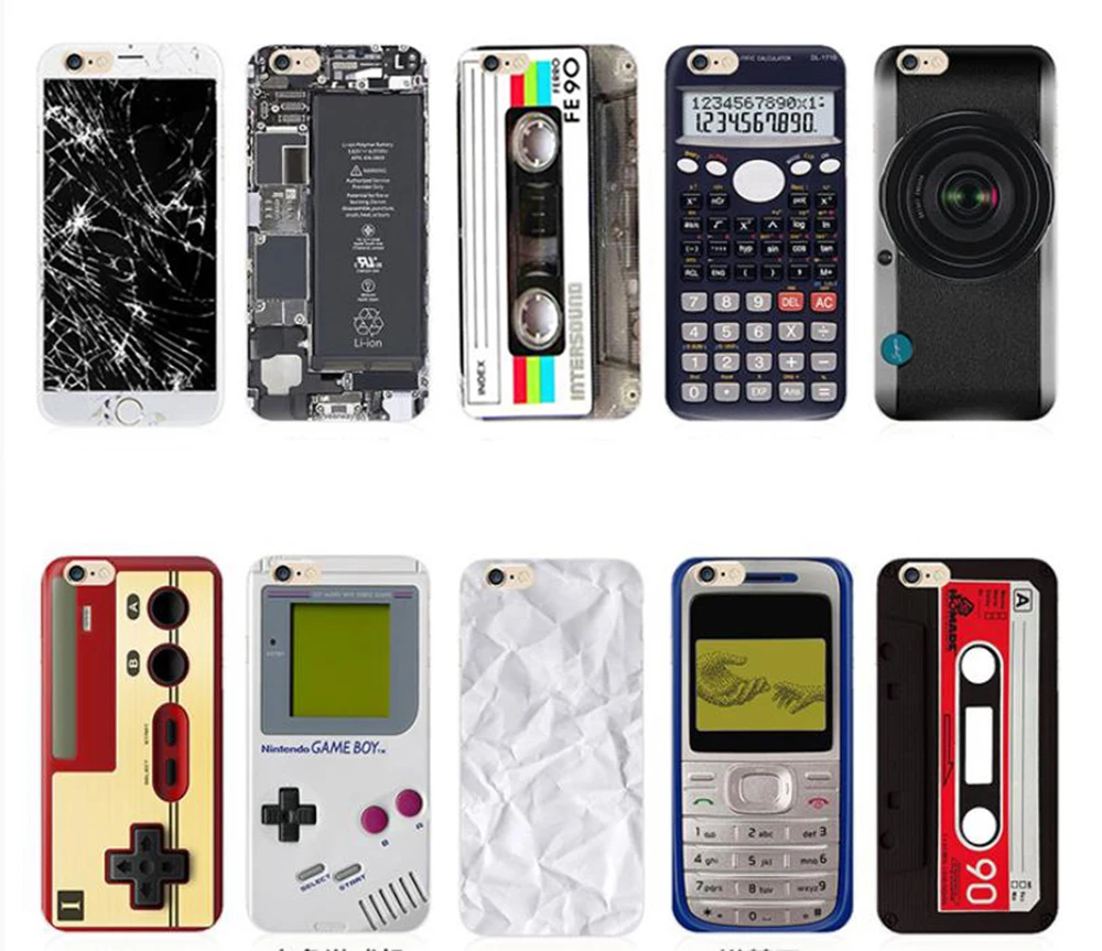 2017 Men Retro Cases For Iphone 7 7Plus Classic Game Boy