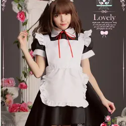 GYHYD Лолита платье горничной для женщин Сладкий официантка костюмы для косплея японский милый костюм девочек униформа