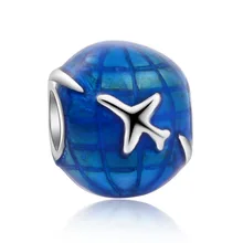 The new alloy macro earth travel around the world diy bracelet scattered beads wholesale new opportunities around the world workbook