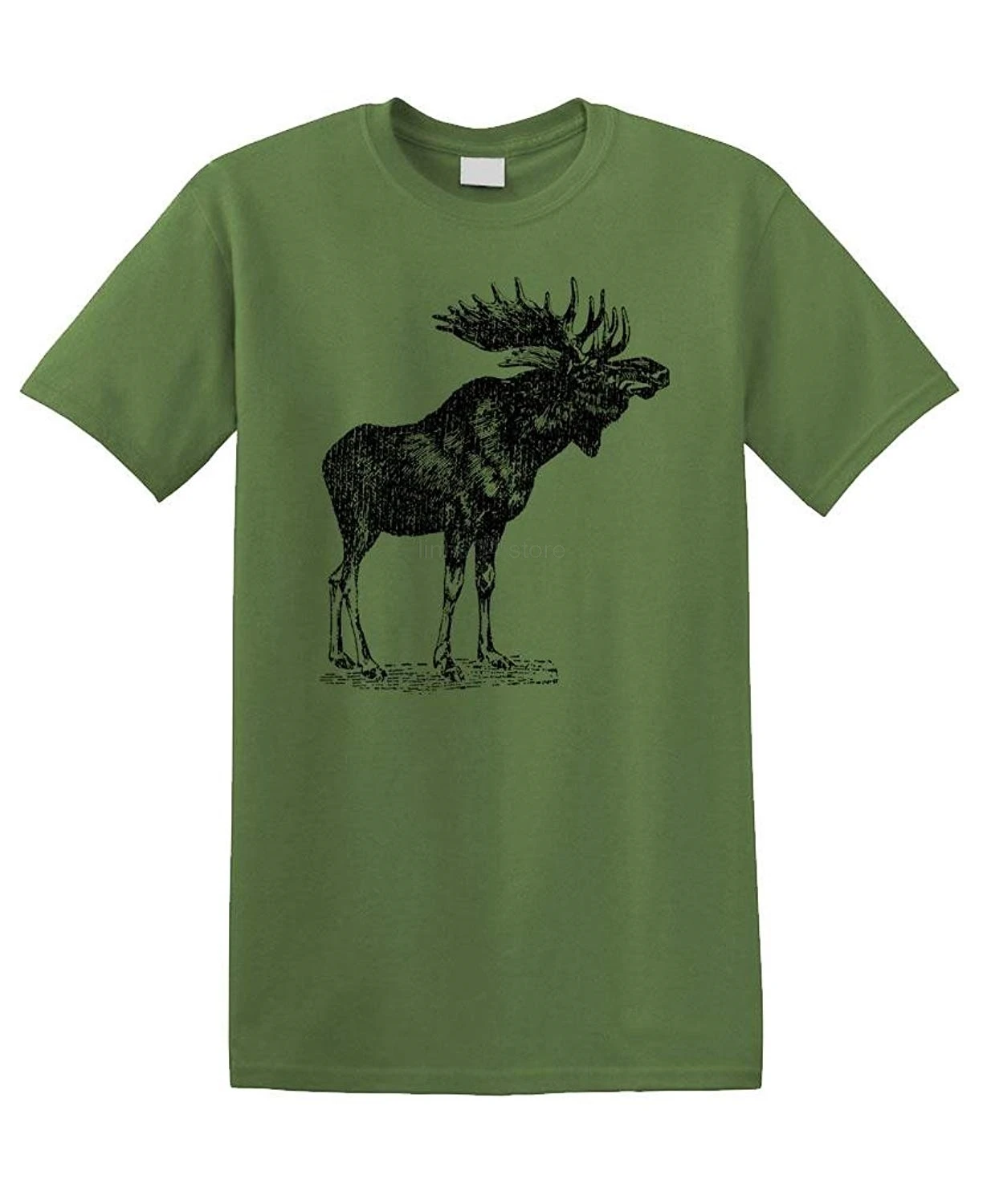 

VINTAGE DISTRESSED MOOSE alaska north Unisex Tee Shirt T-Shirt