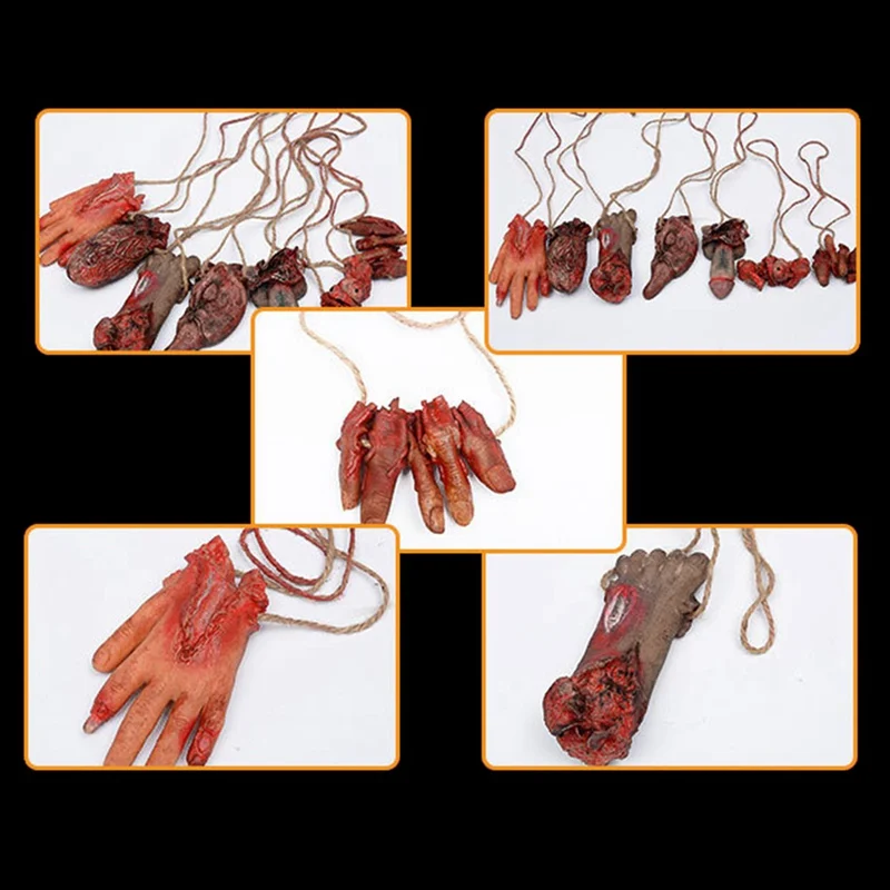 Broken Finger Hand Foot Blood Horror Halloween Tricky Toy Horrible