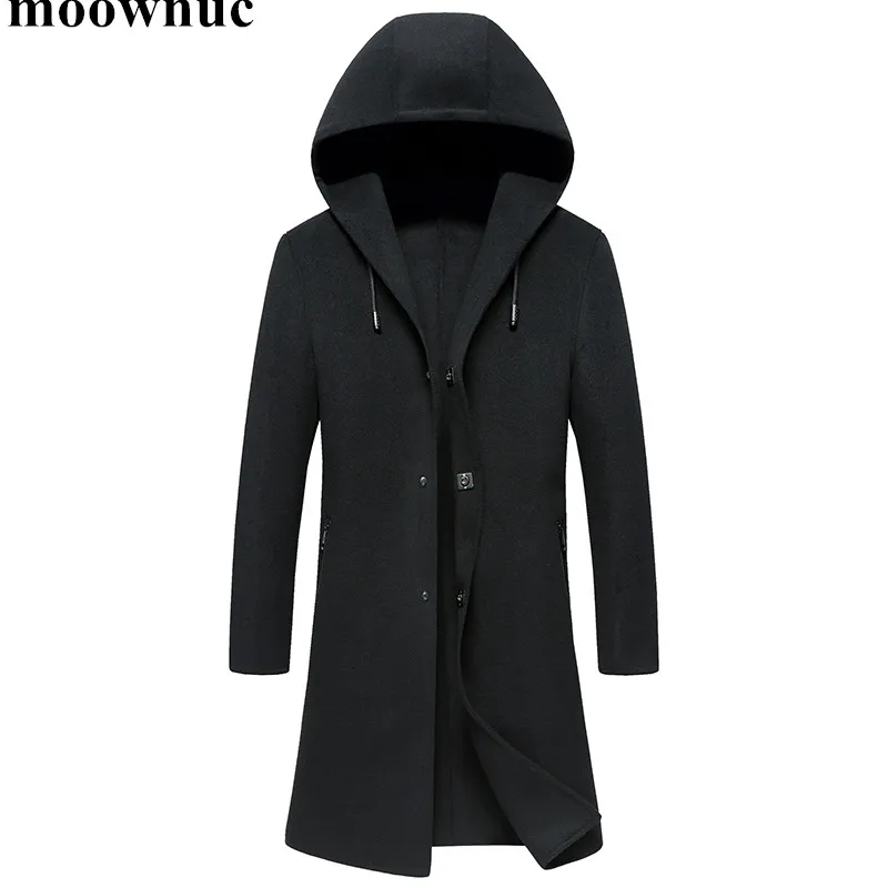 2018-New-Autumn-Winter-Men-s-Woolen-Coats-Black-Hooded-Overcoats-Mens ...