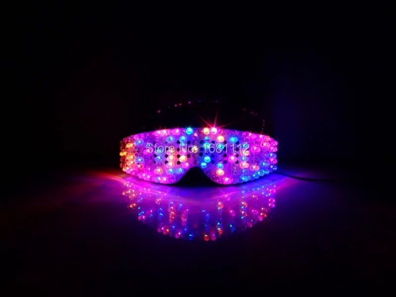 LED club sunglasses Laser glasses party glasses Infrared laser LED