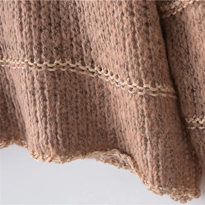 fashion stripe pullover women 2018 casual women's sweater knitted pulover feminino manga longa inverno dropshipping #F#40OT5 (1)