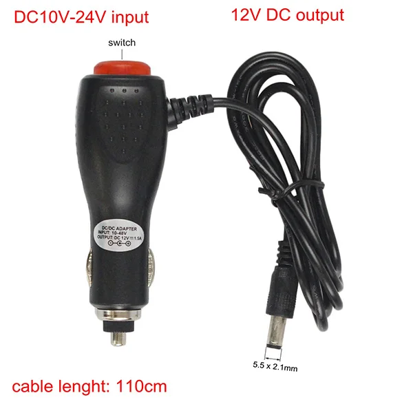 SMALUCK DC 12 V-24 V 4," на тонкопленочных транзисторах на тонкоплёночных транзисторах ЖК-дисплей автомобильный монитор Дисплей+ 4 Pin ИК Ночное Видение заднего вида Камера для автобуса грузовика для автофургонов, б/у - Название цвета: car charger