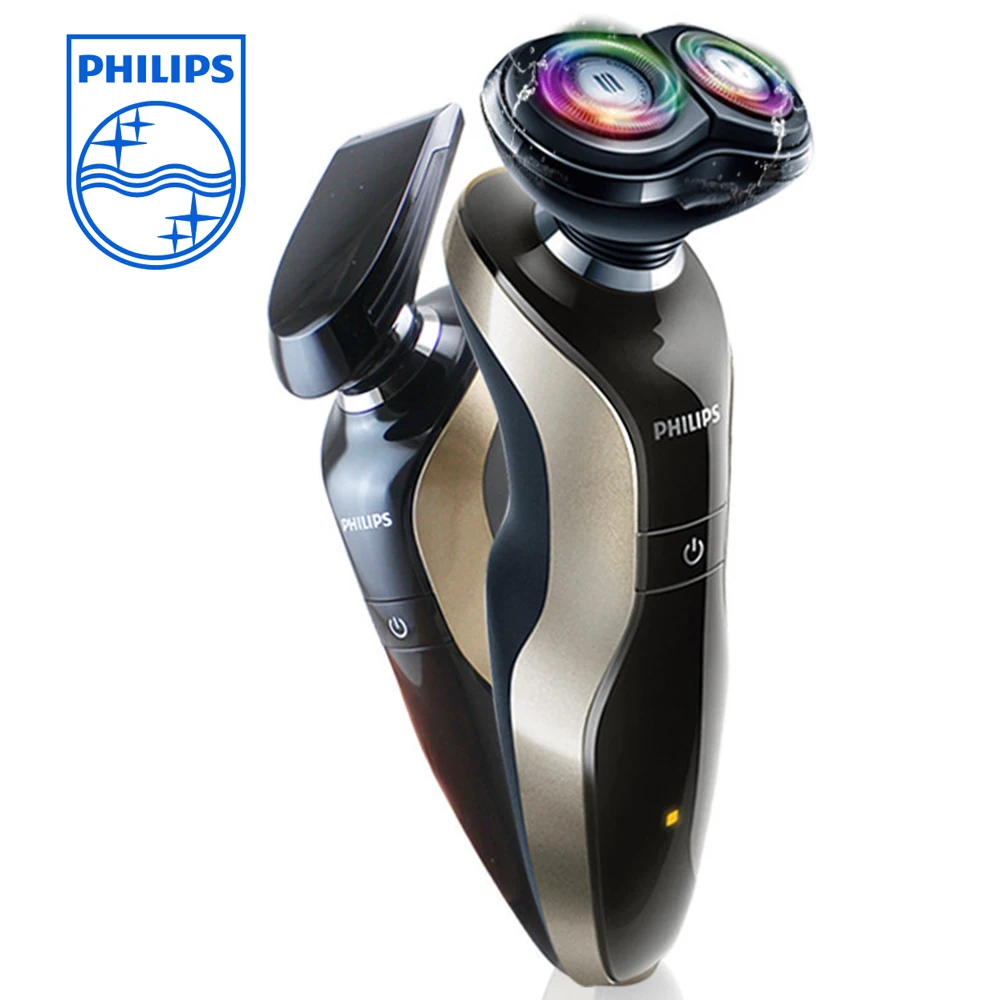 Philips professional электробритва для мужчин водостойкие 2 плавающие головки с всплывающим триммером полный bady моющаяся бритва S551