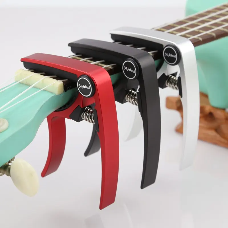 

Meideal Aluminum Alloy Ukulele Capo Designed for 4 Strings Ukulele Exquisite Spring Safe for Instrument MC20U