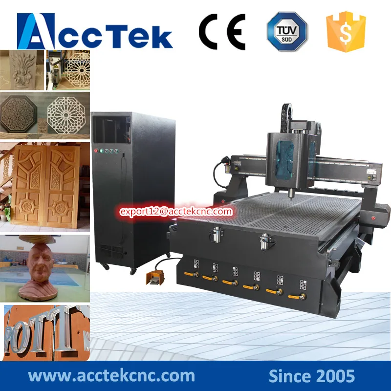 Wood craft machine automatic tool changer cnc router 1325 3d cnc wood