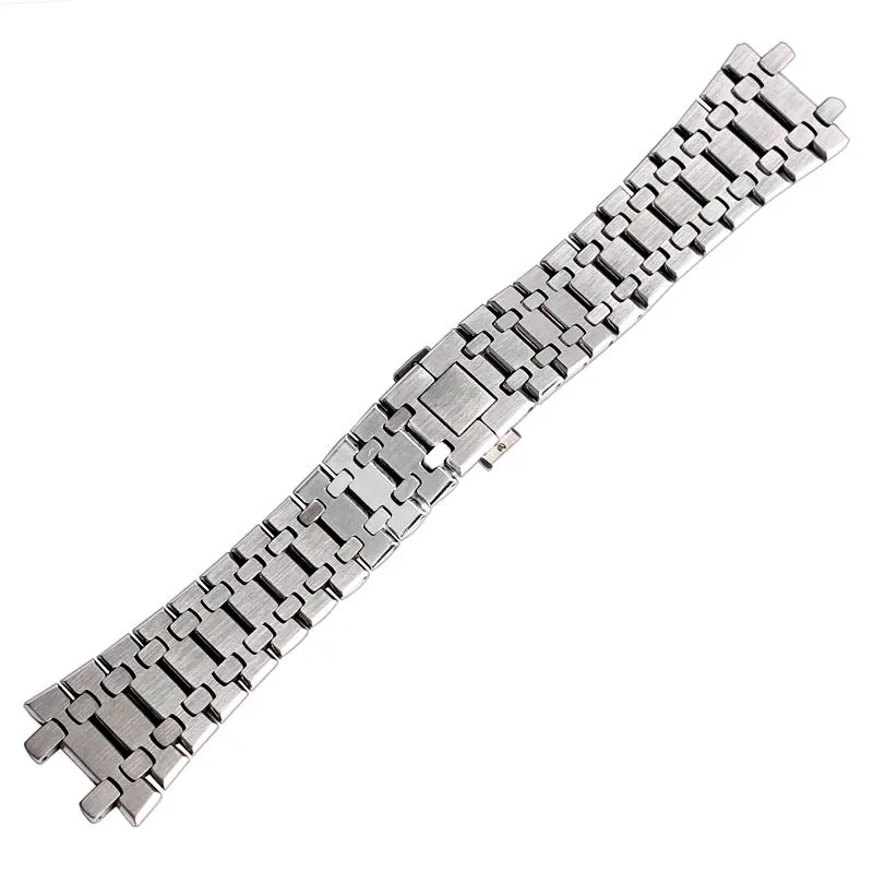 28 mm Solid Link + 2 Spring Bars Wrist Band For AP Watch HQ Bracelet Push Button Men Stainless Steel Butterfly Buckle Strap 28 mm Solid Link + 2 Spring Bars Wrist Band For AP Watch HQ Bracelet Push Button Men Stainless Steel Butterfly Buckle Strap