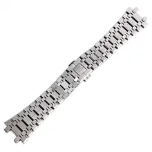 28mm Solide Lien + 2 Printemps Bars Poignet Bande Pour AP Montre HQ Bracelet Push Bouton Hommes Acier Inoxydable Butterfly Boucle sangle