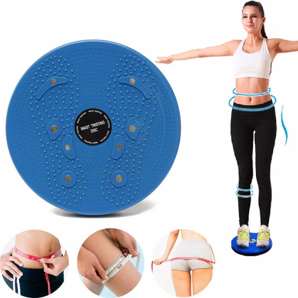 

Body Twister Disc Balance Board Waist Wriggling Plate Torsion Disc Board Aerobic Exercsie Reflexology Magnets