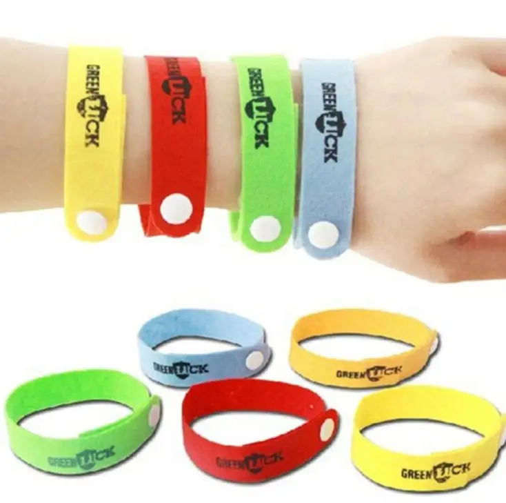 

1000pcs Summer Camping lock bugs Mosquito wrist band midge bracelet anti Mosquito Repellent Band Killer Bangle SN1254