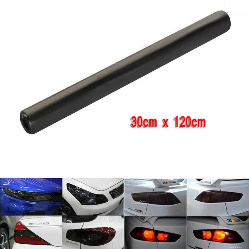 

Car Sticker Headlight Film Decal Vehicle Vinyl 30 X 120cm Dark Black Fog Light Tail Light Universal for Suzuki Sx-4 Audi Rs2