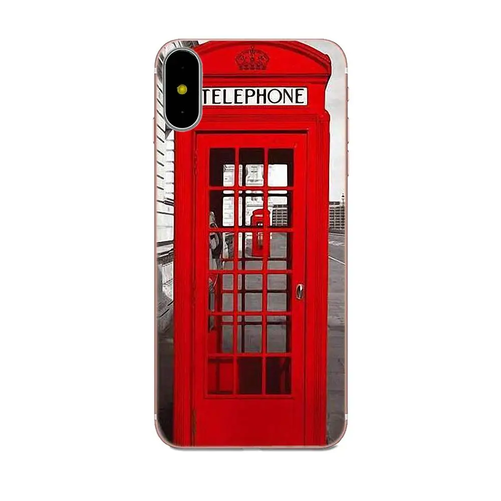 Мягкий силиконовый чехол для Huawei Honor 4C 5A 5C 5X 6 6A 6X 7 7A 7C 7X 8 8C 8S 9 10 10i 20 20i Lite Pro London Bus England