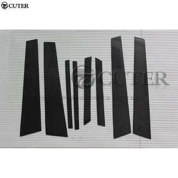 

E71 X6 Carbon Fiber B pillar C pillar sticker Patch For BMW E71 X6 Car moulding trims 08-13