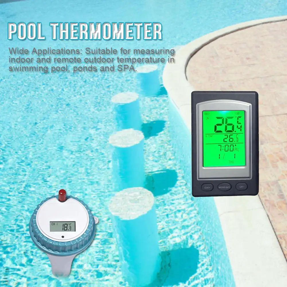 

Pool Thermometer 12A 28A SPA Wireless Temperature Meter Swimming Pools Spas/Hot Tubs Pool Water Sensor Thermometer Hot Tubs