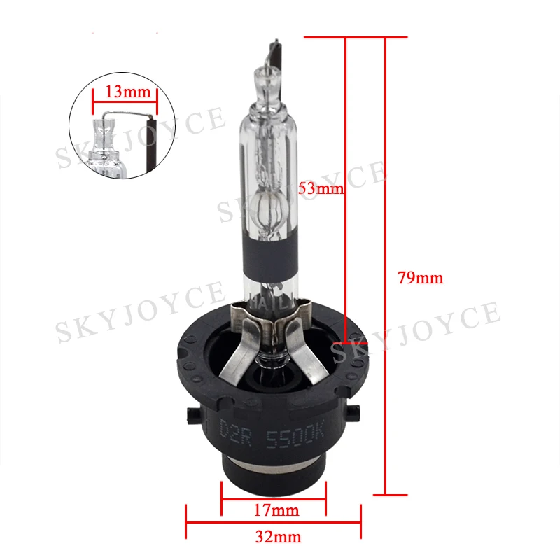 SKYJOYCE AC 12V 55W D2S Xenon HID Bulb 4500K 6500K 5500K D2S D2R D4R D4S Car Headlight Bulb For 35W 55W D2S D4S HID Ballast Kit (9)