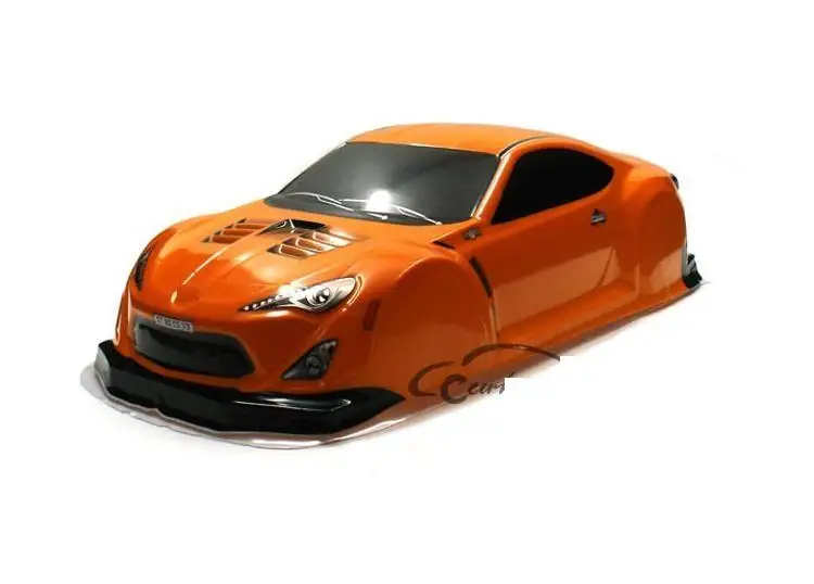 YUKALA 1/10 RC части ПВХ Окрашенный корпус для гоночного автомобиля на дороге дрейф