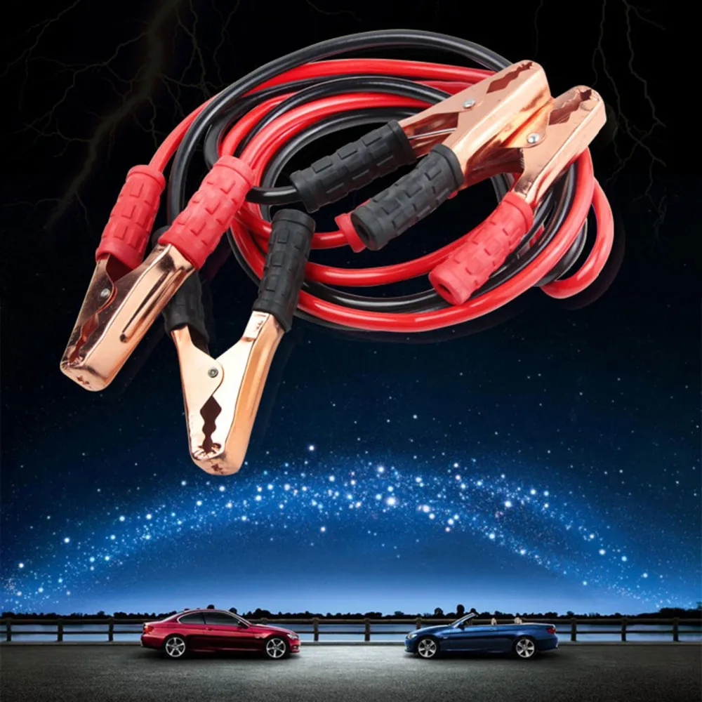 500A Авто Батарея скачок кабель провод для прикуривания аварийного терминалы скачок стартер приводит кабельный трос пуско-зарядное устройство
