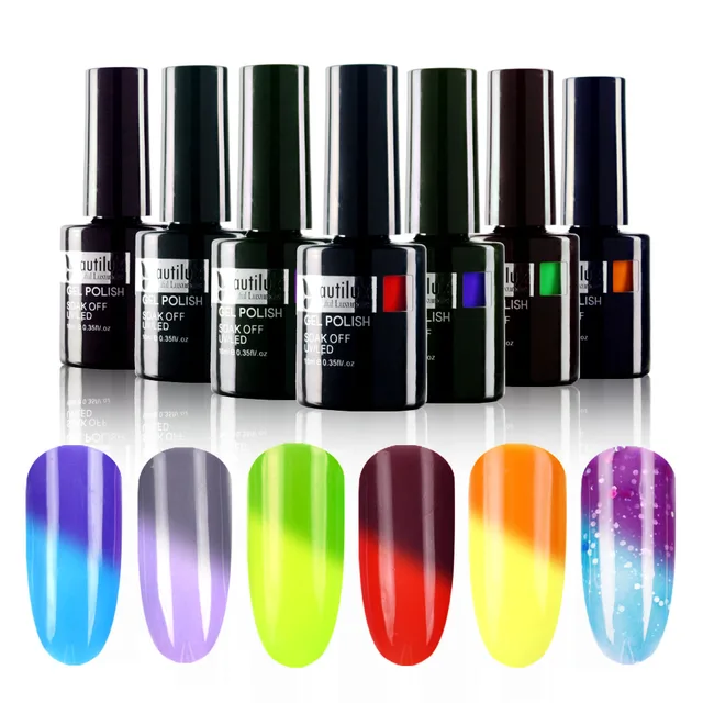 Beautilux 1pc Thermal Mood Temperature Color Changing Gel Nail Beautilux 1pc Thermal Mood Temperature Color Changing Gel Nail Polish Soak Off Uv Led Nails