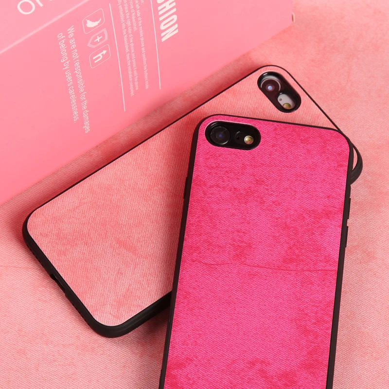 

All-inclusive phone case For iphone 7 case leather phone case denim case for iPhone 6 6plus 7 7plus 8 8plus X wangcangli