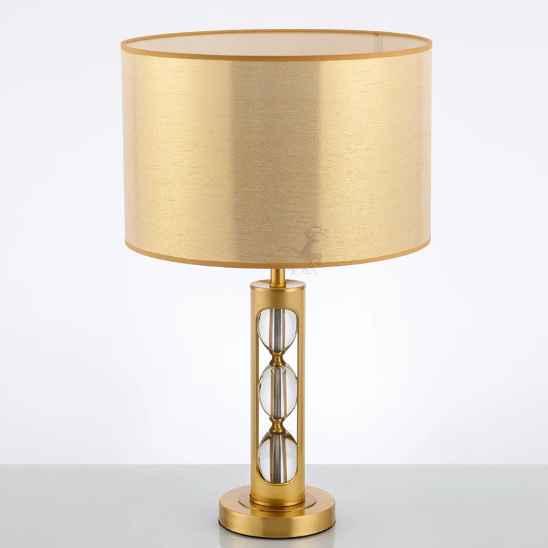 Copper Crystal Table Lamp 2