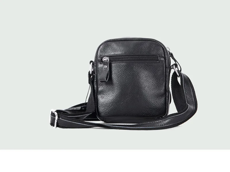 EUMOAN Мужская сумка из воловьей кожи, многофункциональная Повседневная сумка на шею для мобильного телефона, кожаная сумка на плечо, маленькая сумка для переноски