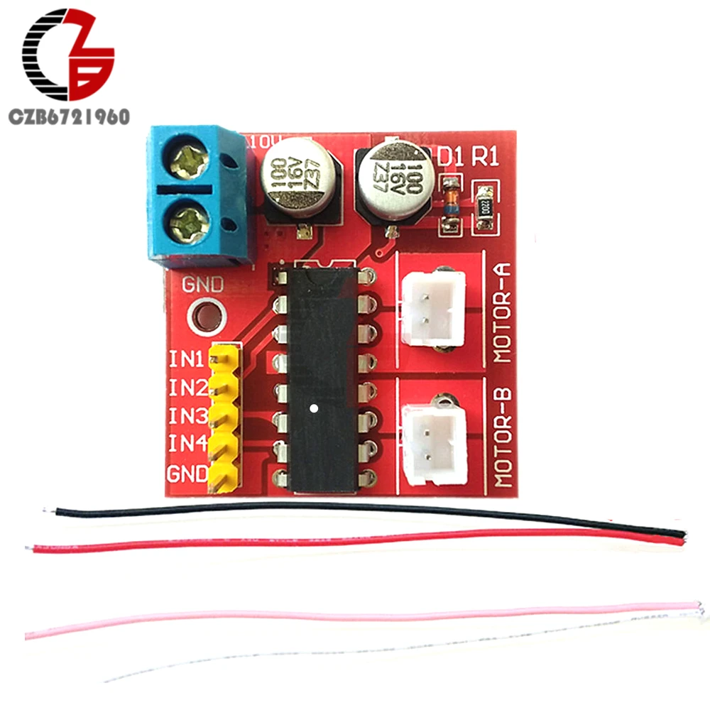 Комплект 2.5A Двухканальный драйвер двигателя постоянного тока мини модуль за пределами L298N ШИМ контроль скорости