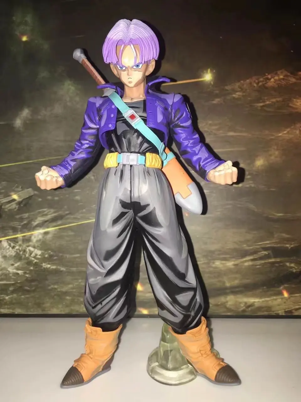 25CM Japanese classic anime figure MSP dragon ball Trunks comic ver action figure collectible ...