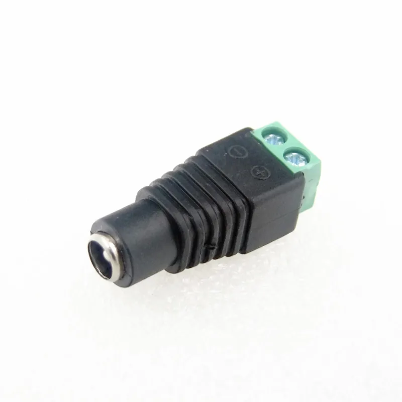 50pcs 12V Free Welding DC green female head joint connection type video camera monitor power head video adapter accessories