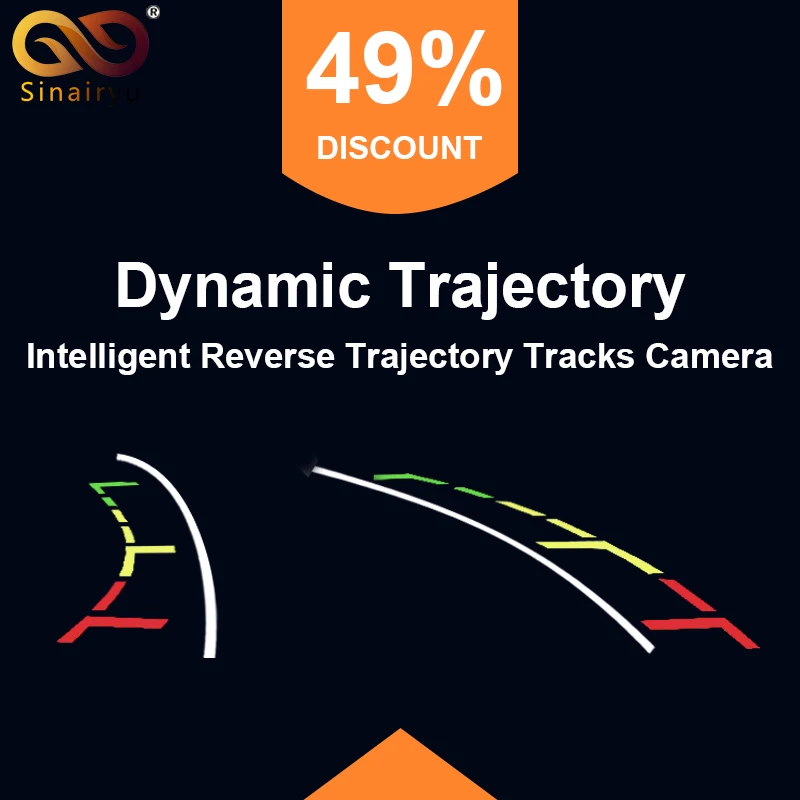 Intelligent Dynamic Trajectory Tracks Rear View font b Camera b font HD CCD Reverse Backup font